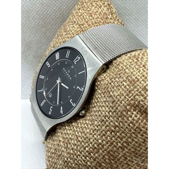Skagen SKW6064 Men\'s Silver Stainless Steel Mesh Analog Dial Quartz Watch AEA166 main image 10
